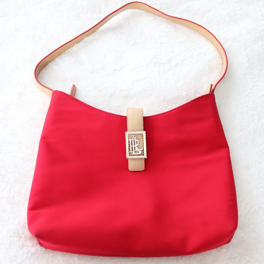 Lauren Ralph Lauren Red Shoulder Bag